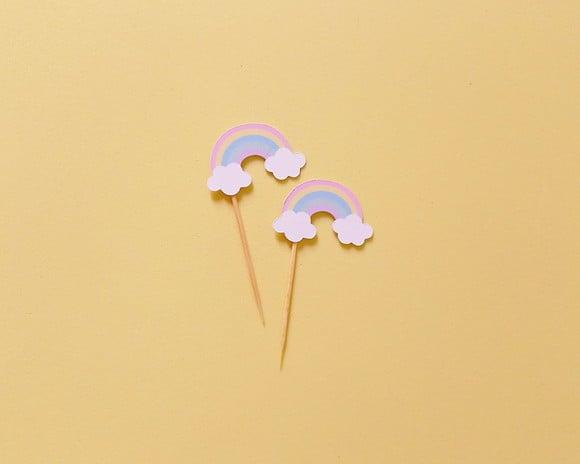 Mini Topper Arco-íris Candy Colors
