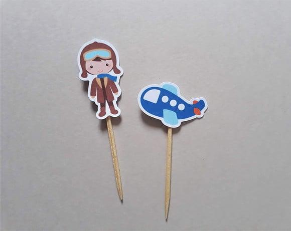 Mini Topper Aviador
