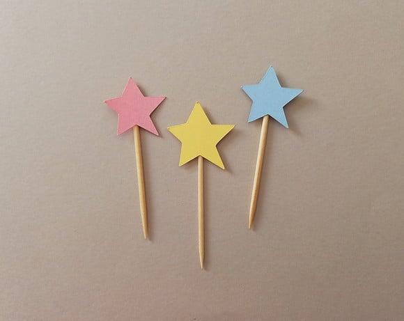 Mini Topper Estrelinha