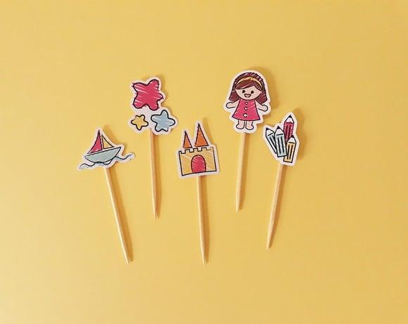 Mini Topper Desenhos de Criança
