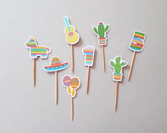 Mini Topper Festa Mexicana