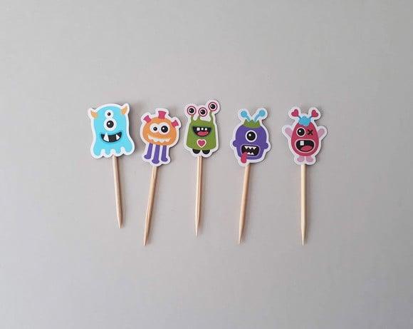 Mini Topper Monstrinhos
