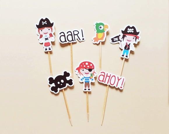 Mini Topper Pirata