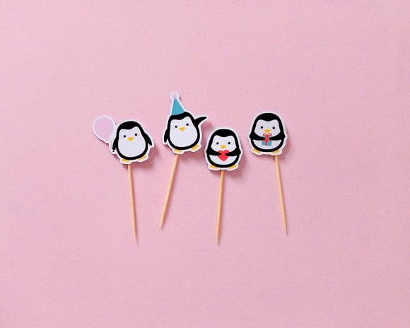 Mini Toppers Pinguins