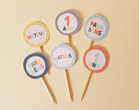 Mini Toppers sem Tema
