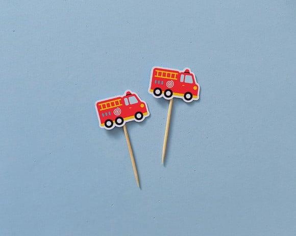 Mini Toppers Veículo de Bombeiro