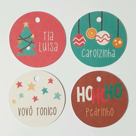 Tag Personalizada para Presente de Natal