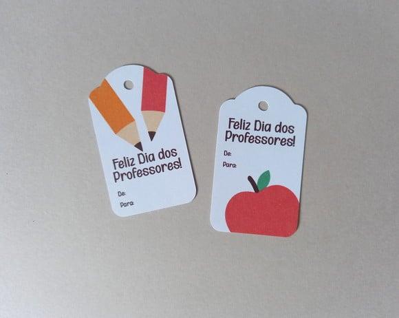 Tag para Presente Dia dos Professores