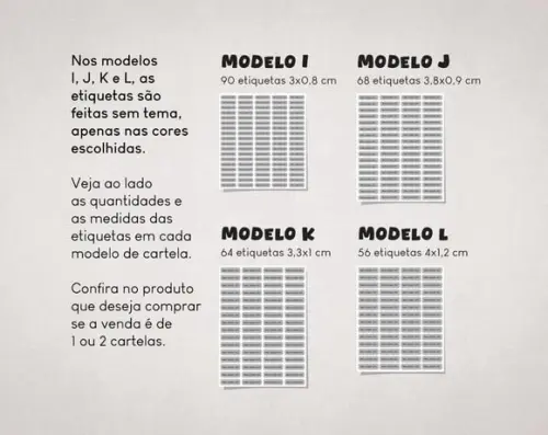 Etiquetas para Lápis e Canetinhas Azul Marinho Vinil Adesivo