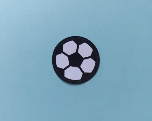 Adesivo Bola de Futebol 5 cm