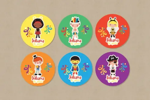 Adesivo Carnaval 6 cm