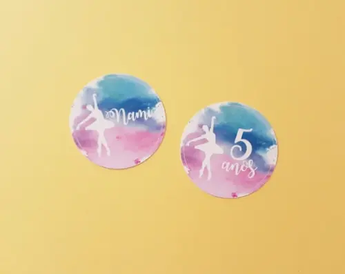 Adesivo Personalizado Bailarina