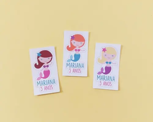Adesivo Personalizado Sereia
