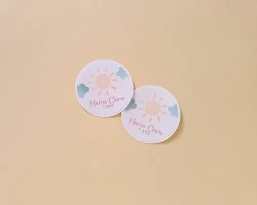 Adesivo Personalizado Solzinho 5 cm