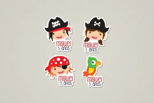 Adesivo Pirata Personalizado