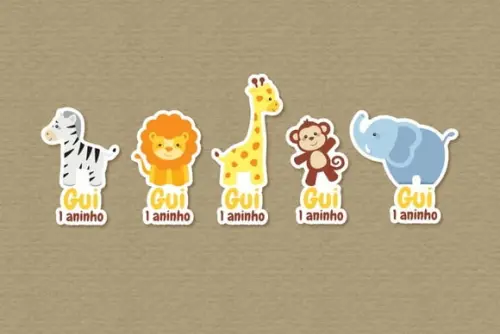 Adesivo Safari Personalizado