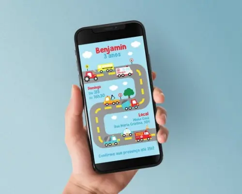 Convite Digital Veículos de Trabalho