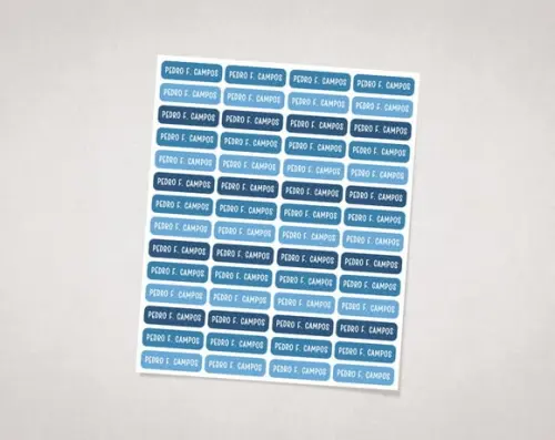 Etiquetas Personalizadas para Lápis em Vinil Adesivo