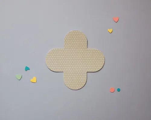 Forminha Mini Poás Ou Mini Xadrez Bege