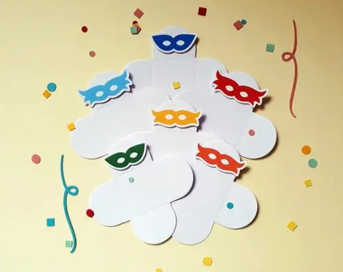 Forminhas Máscaras de Carnaval