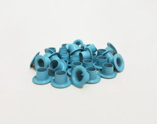 Ilhós Azul de Alumínio (200 Unidades/até 2 Cores)