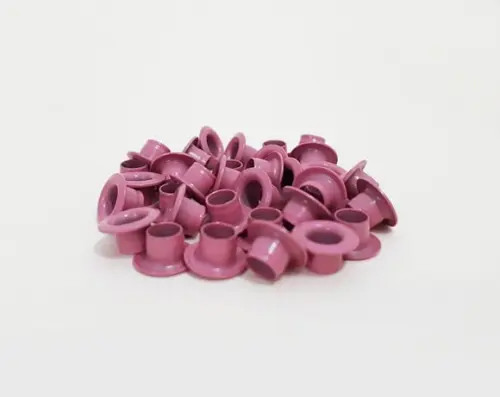 Ilhós Rosa de Alumínio (200 Unidades/até 2 Cores)