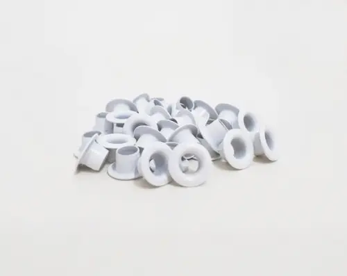 Ilhós Branco de Alumínio (200 Unidades/até 2 Cores)