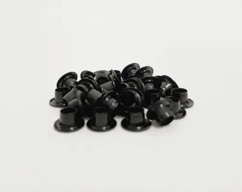 Ilhós Preto de Alumínio (200 Unidades/até 2 Cores)