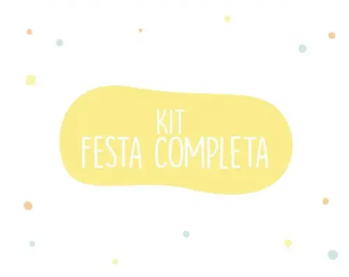 Kit Festa Completa - Qualquer Tema da Doobdoo