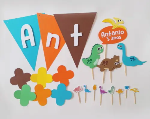Kit Festa Dinossauros Baby - Só Um Bolinho