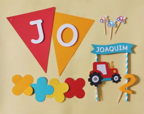 Kit Festa Trator - Só Um Bolinho