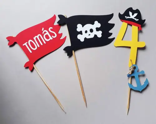 Kit Topo de Bolo Pirata