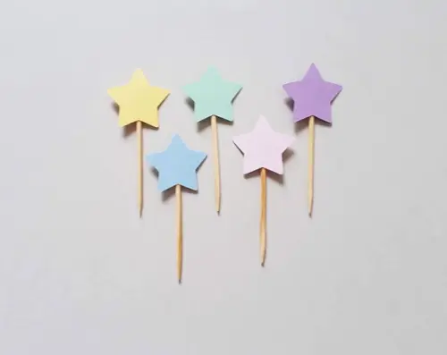 Mini Topper Estrelinhas