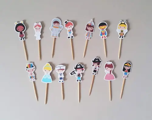 Mini Topper Fantasias de Carnaval Folia