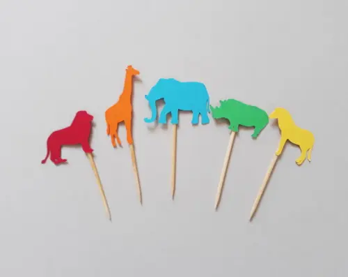 Mini Topper Safari Colorido