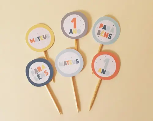 Mini Toppers sem Tema