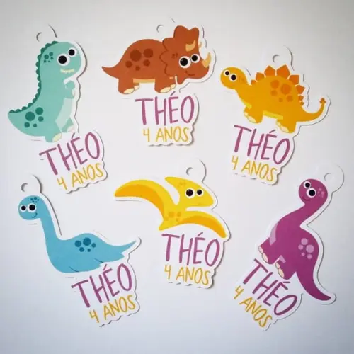 Tag para Lembrancinha Dinossauro