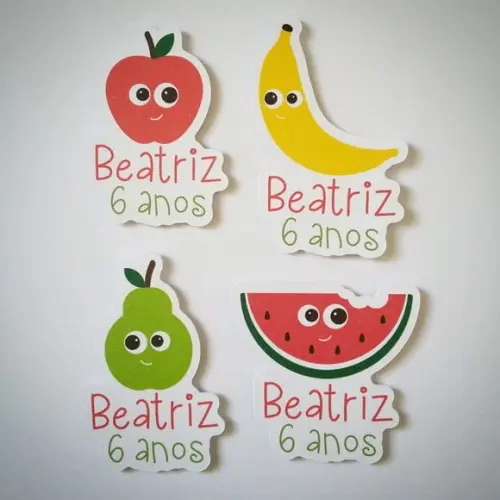 Tag Picnic Frutas para Tubete