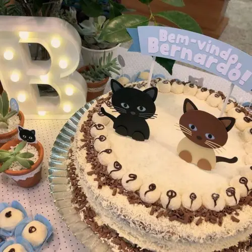 Topo de Bolo Gatinhos