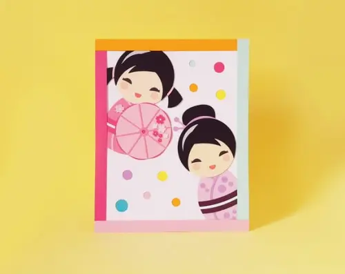 Display de Mesa Bonequinhas Japonesas