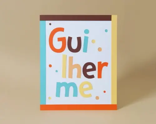 Display de Mesa com Nome