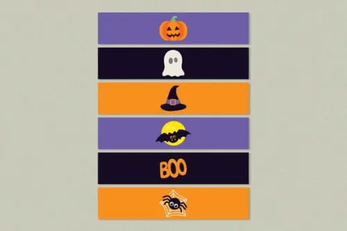 Rótulo Água Mineral Halloween