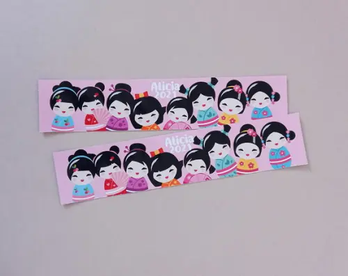 Rótulo para Água Mineral Kokeshi