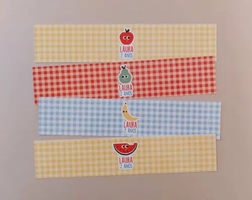 Rótulo para Água Picnic Frutas