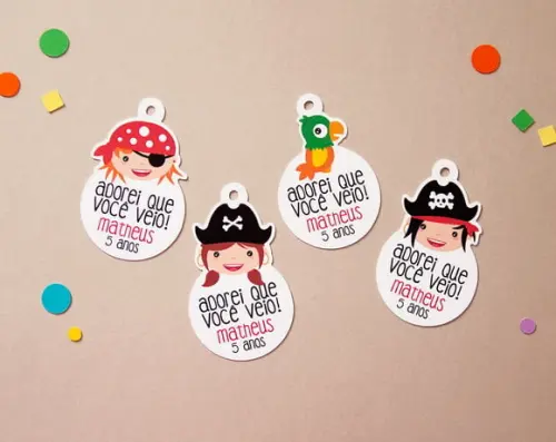 Tag Agradecimento Pirata