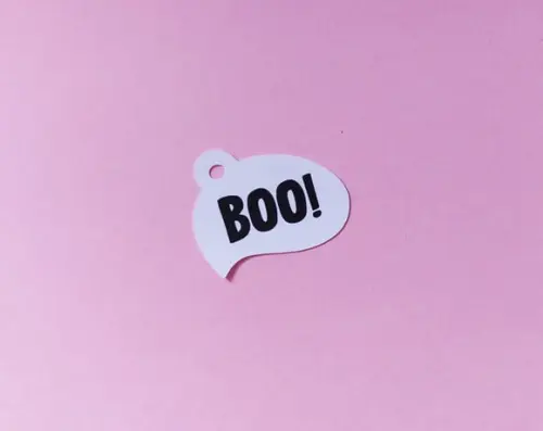 Tag Boo para Lembrancinhas Halloween