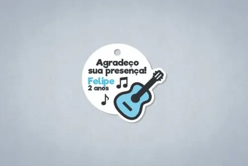 Tag de Agradecimento Violão