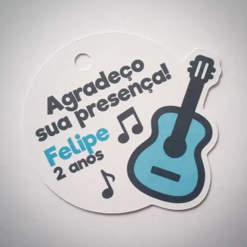 Tag de Agradecimento Violão