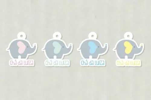 Tag Elefantinho Personalizada