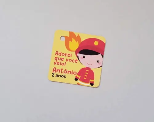 Tag Lembrancinha Bombeiro